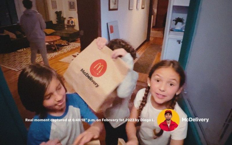 McDonald's zachycuje upřímné reakce zákazníků v OOH kampani 