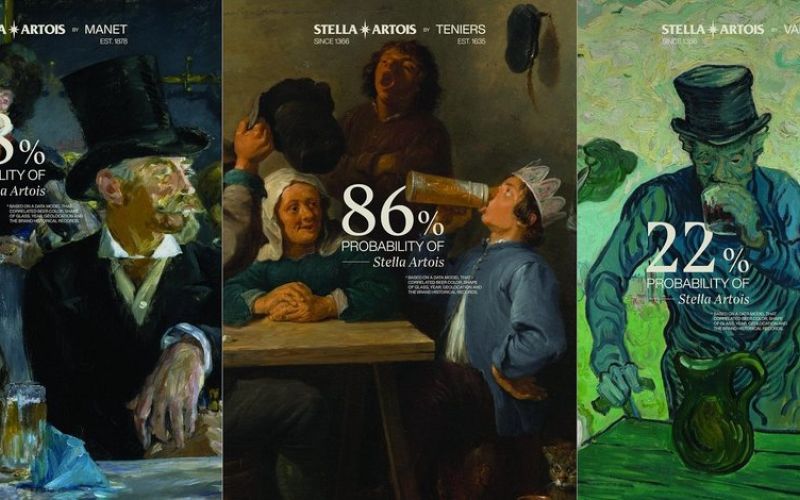 Stella Artois kombinuje algoritmy a dějiny umění, aby prokázala svou tradici