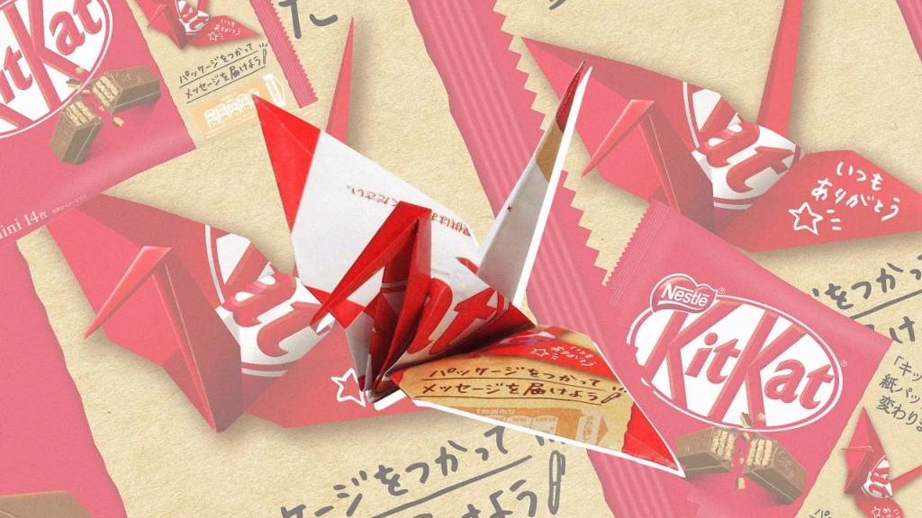 Kampaň týdne: KitKat, Origami