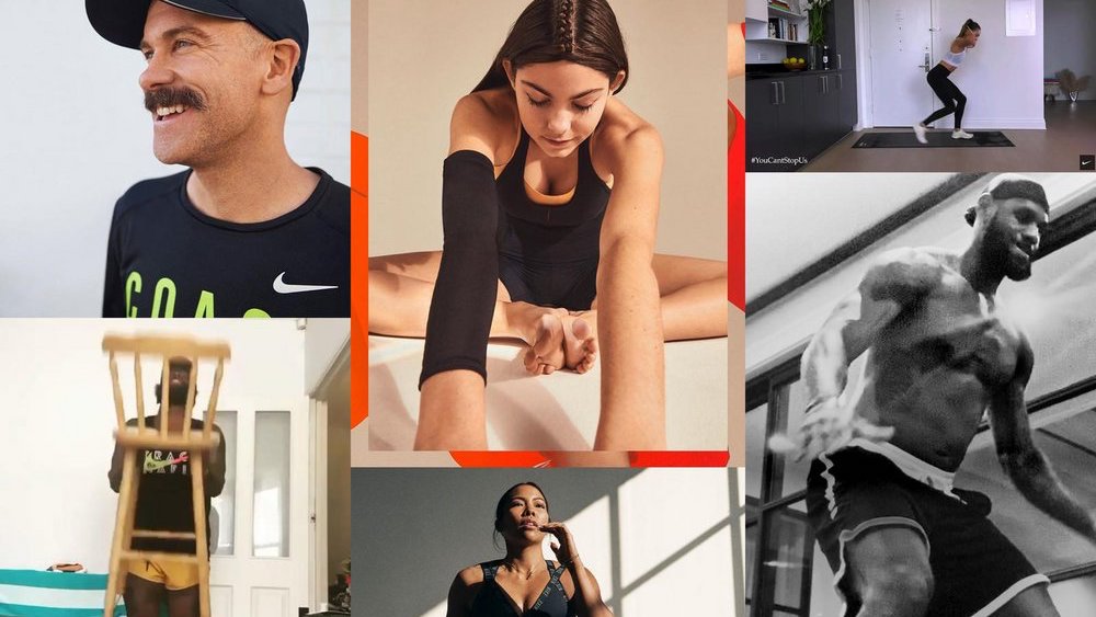 Sportovní hvězdy spolu s Nike pořádají obývákové výzvy