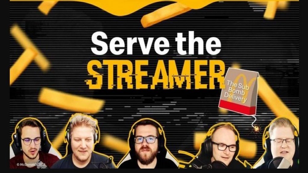 McDonald’s daruje na Twitchi streamerům „bomby“ s předplatným