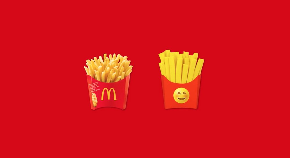 McDonald’s si v Kostarice přivlastnil emoji s hranolkami