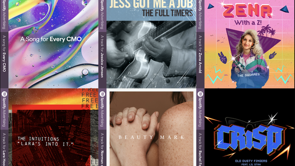 B2B kampaň Spotify cílí na CMO personalizovanými písničkami