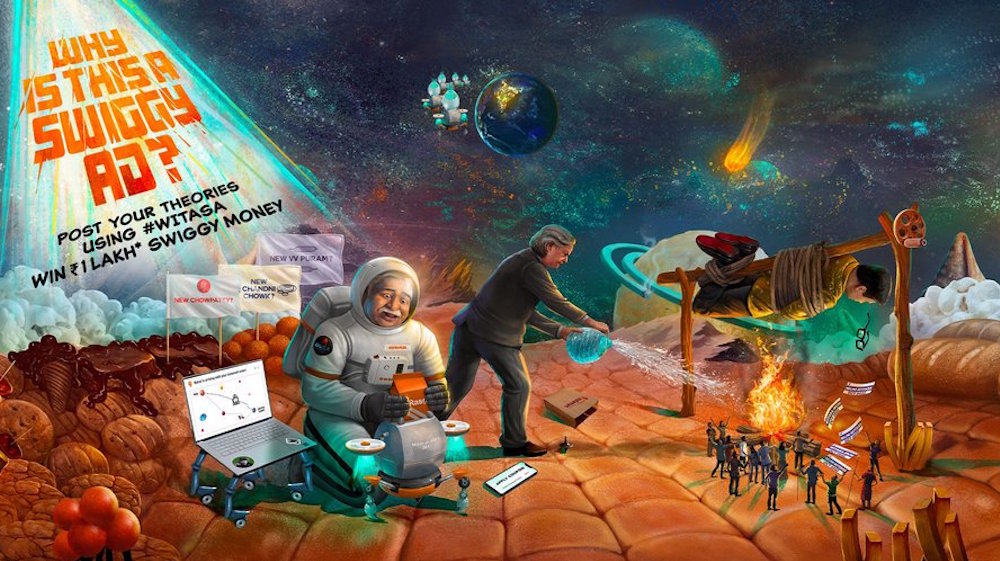 Swiggy nabízí lidem reklamu jako umění